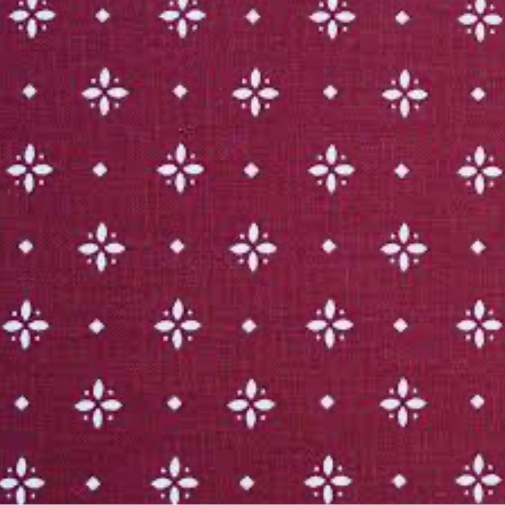 Longaberger Cloth Napkins Set 2 Burgundy Red 19x19 Farmhouse Holiday